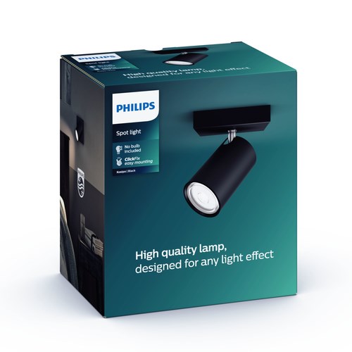 Faretto Orientabile A LED Philips MyLiving Spot – Cromato Opaco Con Dimmer – Illuminazione D'accento Per Interni - 6