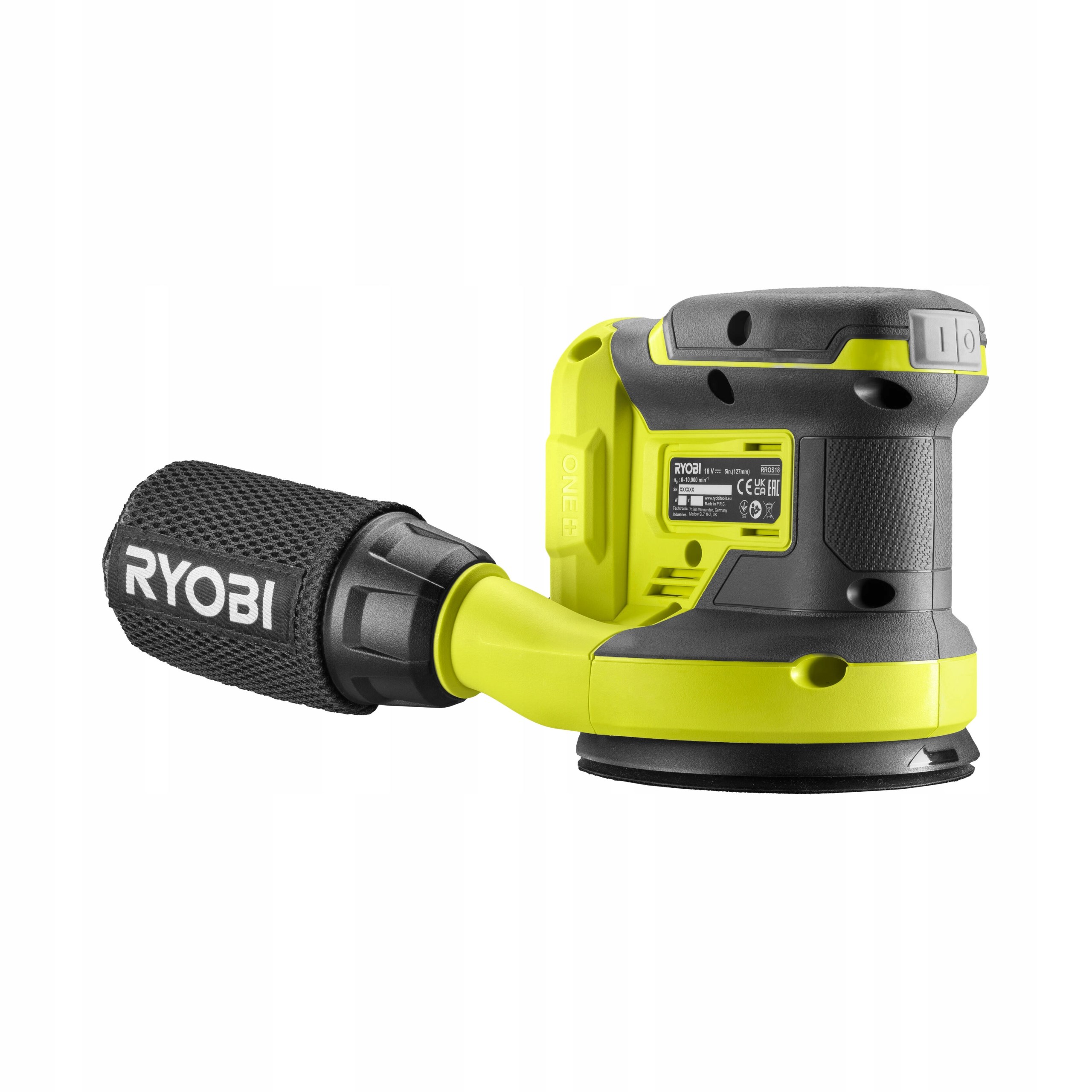 Ponceuse excentrique RYOBI - 18V One+ - Sans batterie ni chargeur - RROS18-0 - Espace Bricolage