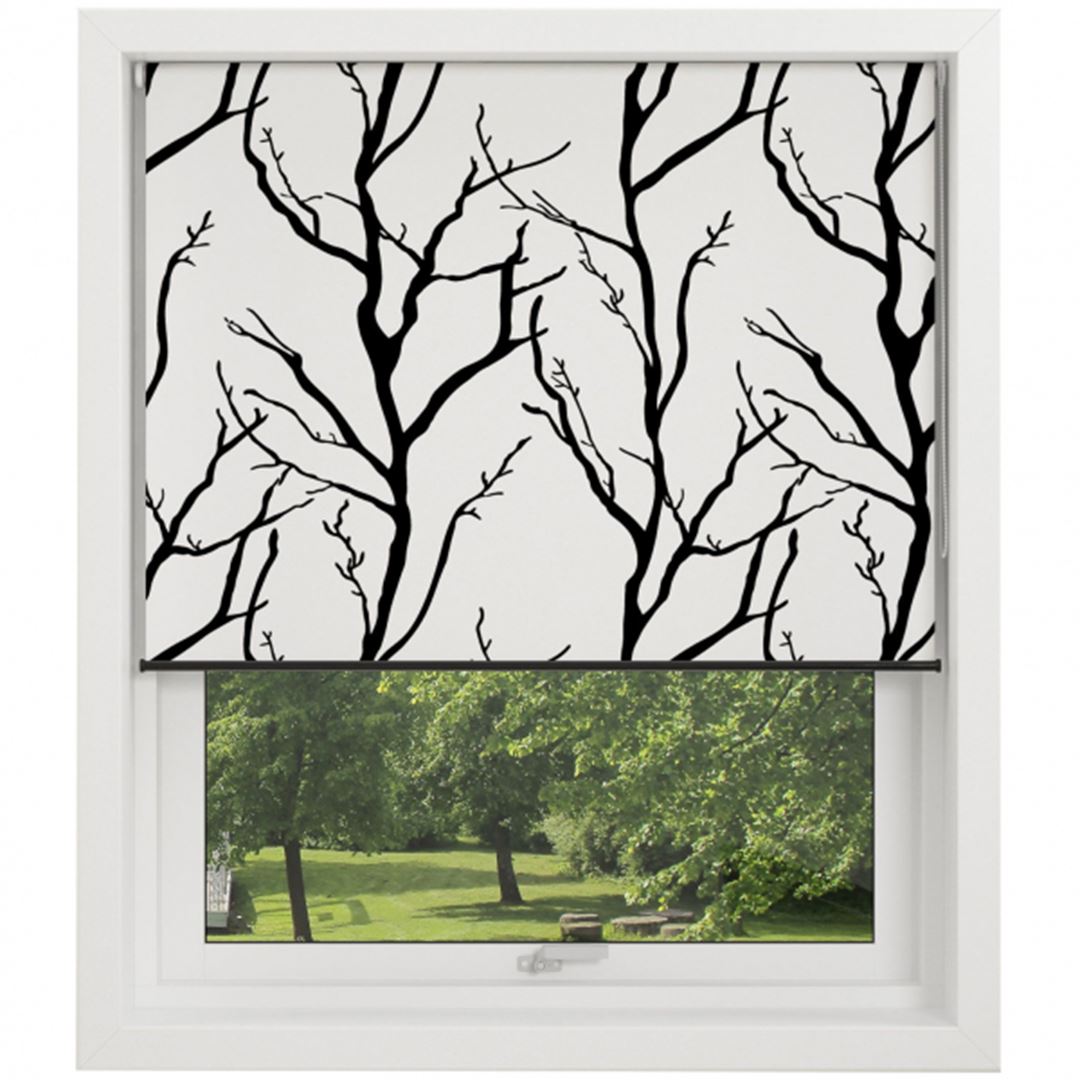 Debel Tree Rullegardin Mørklægning hvid 90x210