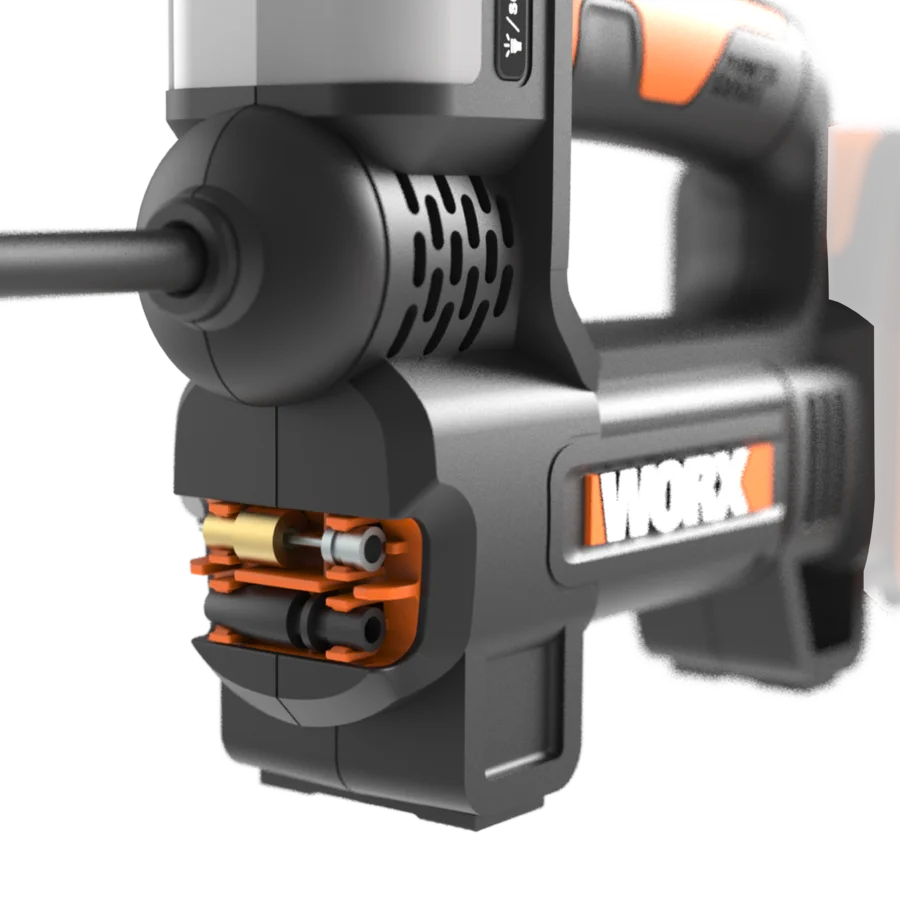 Compresseur Sans Fil WORX WX092.9 20V Avec LED 150/300 Lumens - 10 Bars - Neuf