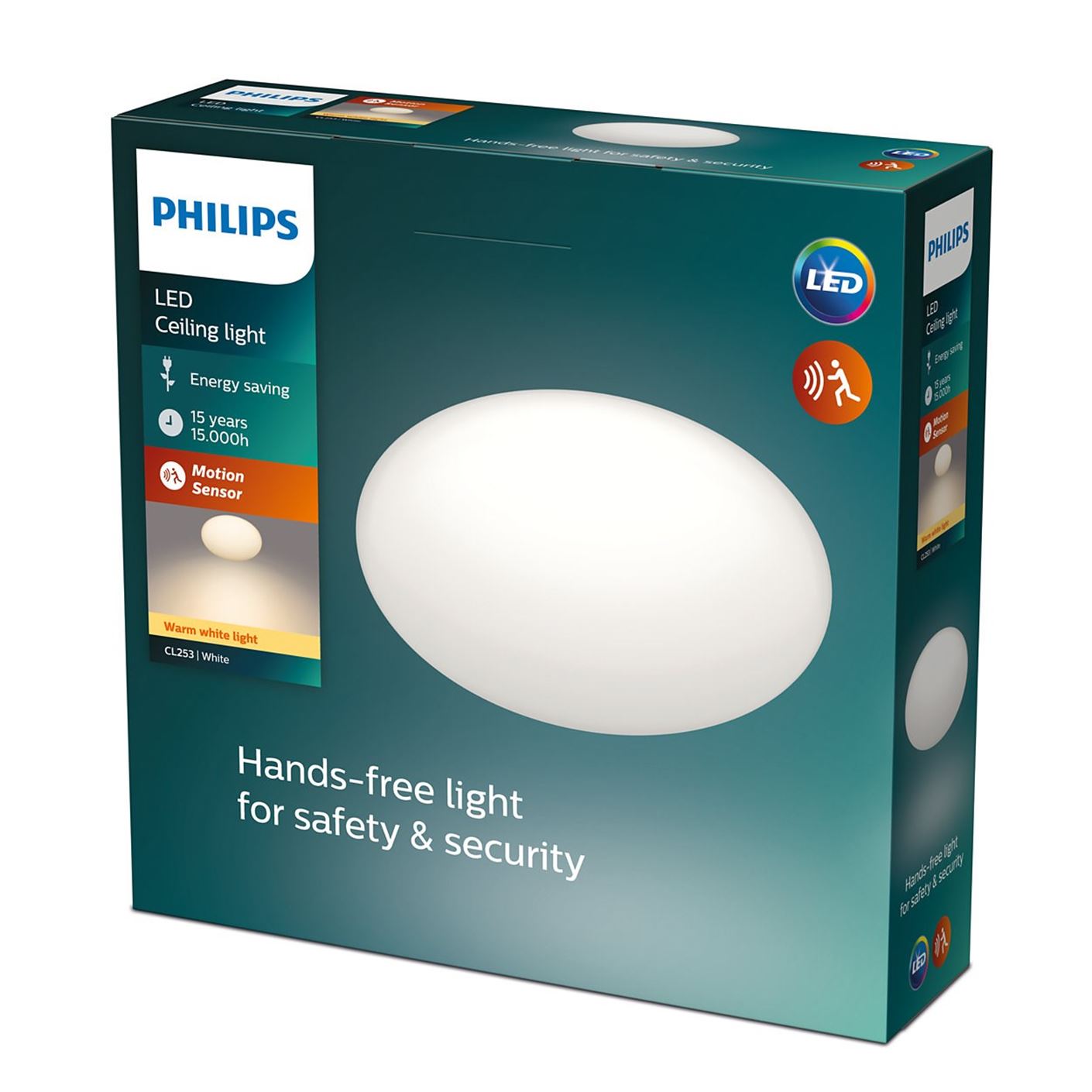 Shane Led Philips Shane LED plafond med bevægelsessensor - Ø26