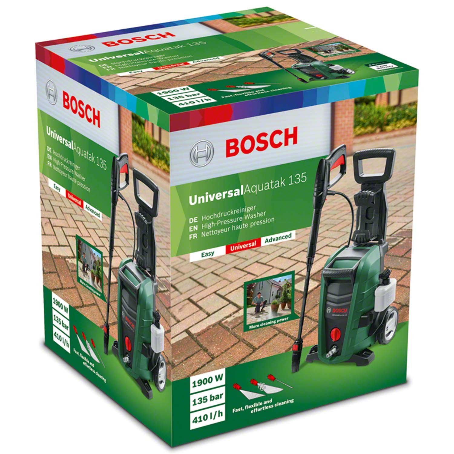 Bosch Universal Aquatak 125 H Jtryksrenser Med Tilbeh R   BC47F458 60FE 4E81 BE77 3AAE1DC463D9 