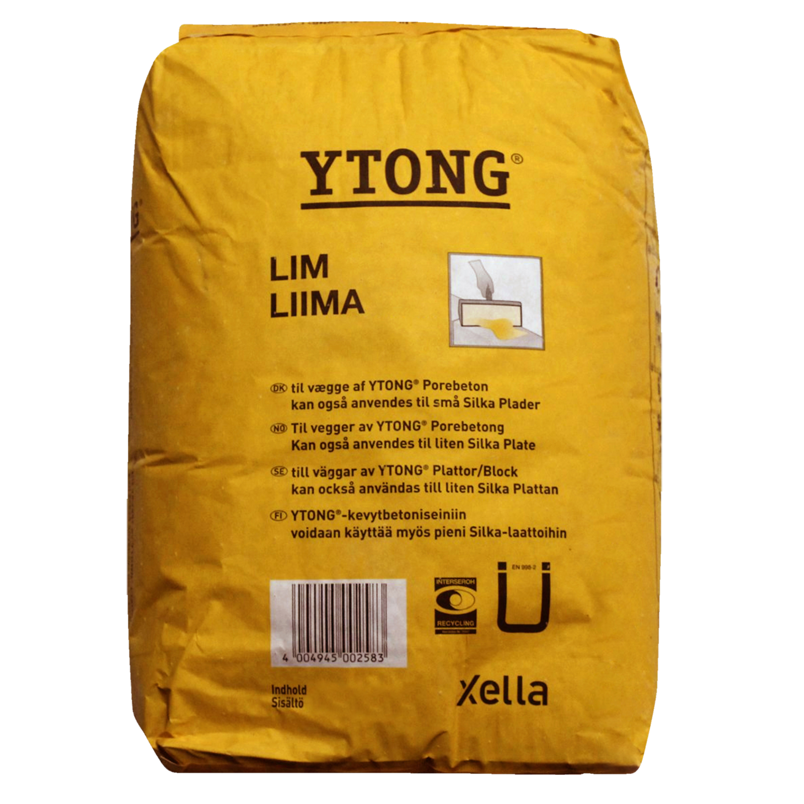 Ytong Lim pose 18 kg. sommer