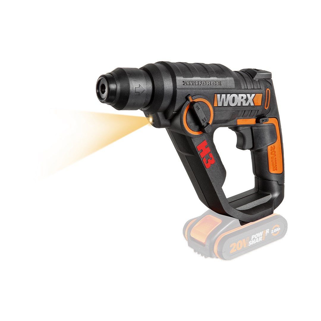 Worx WX390.9 Borehammer PowerShare 20V – Solo