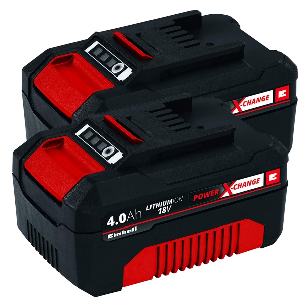 Einhell 18V batterier 2x4,0 Ah Power XChange 4511489