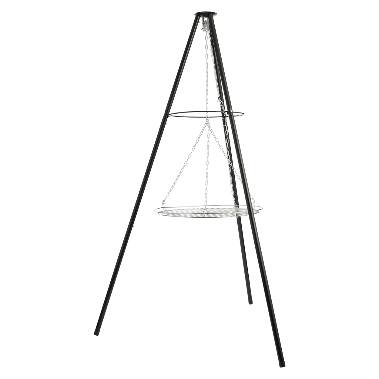 Dangrill Tripod Bålsted med bålfad og rist