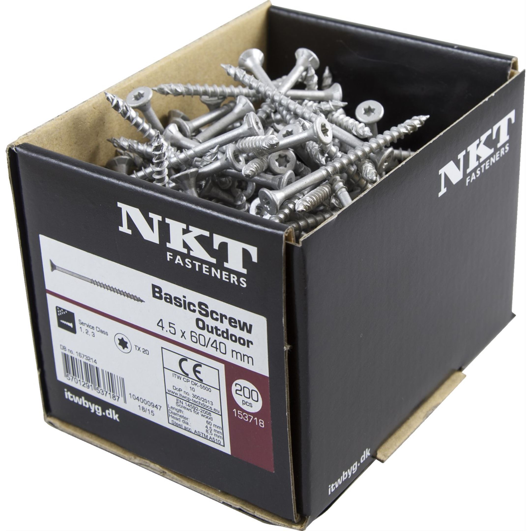 NKT Basic Skrue Outdoor 5 0x120 60 Mm Ruspert 1000 200 Stk nkt-basic-skrue-outdoor-5-0x120-60-mm-ruspert-1000-200-stk