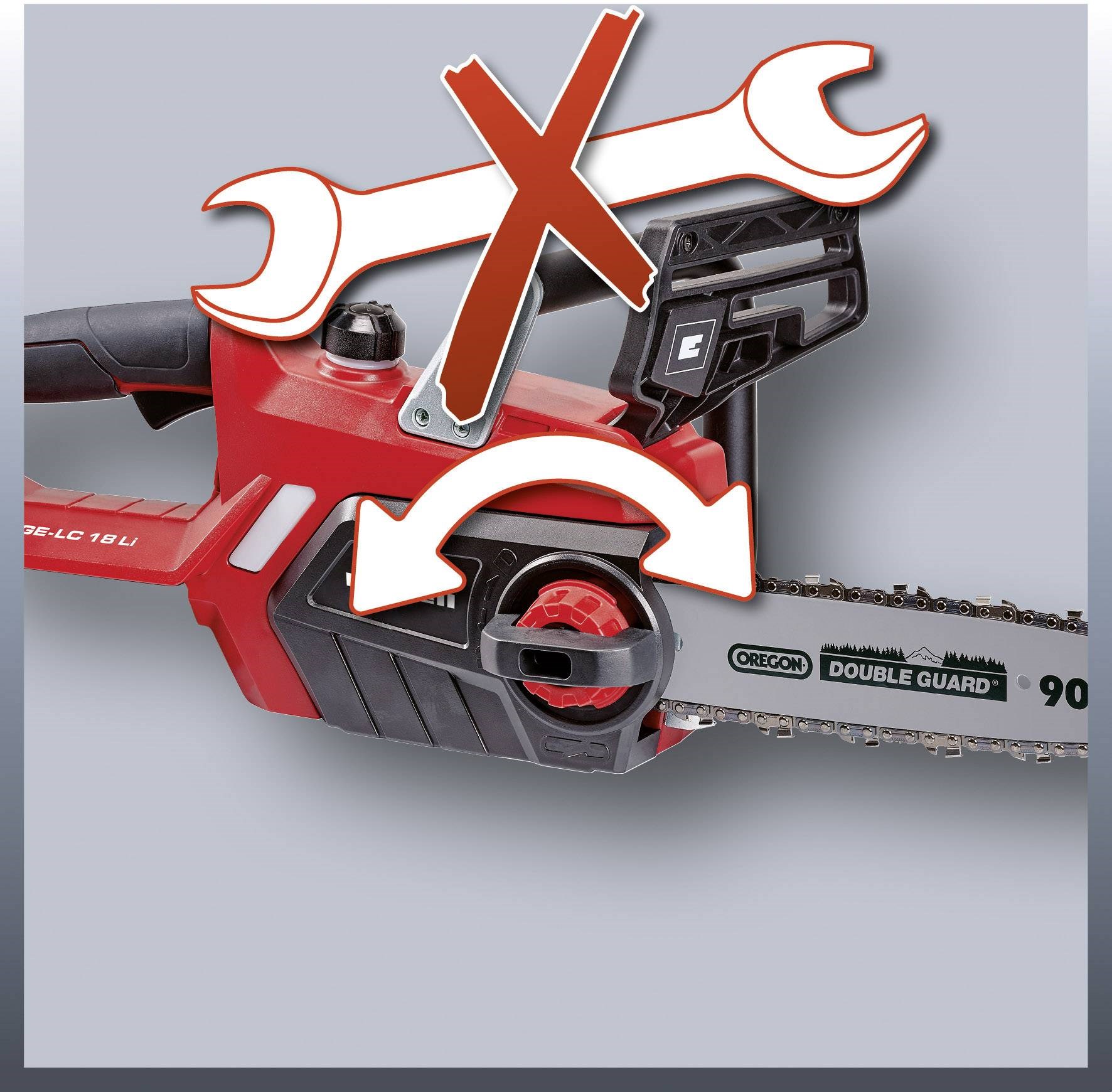 Kit elettrosega a batteria Einhell GE-LC 18/25 Li 1 batteria 18V 3.0 ah