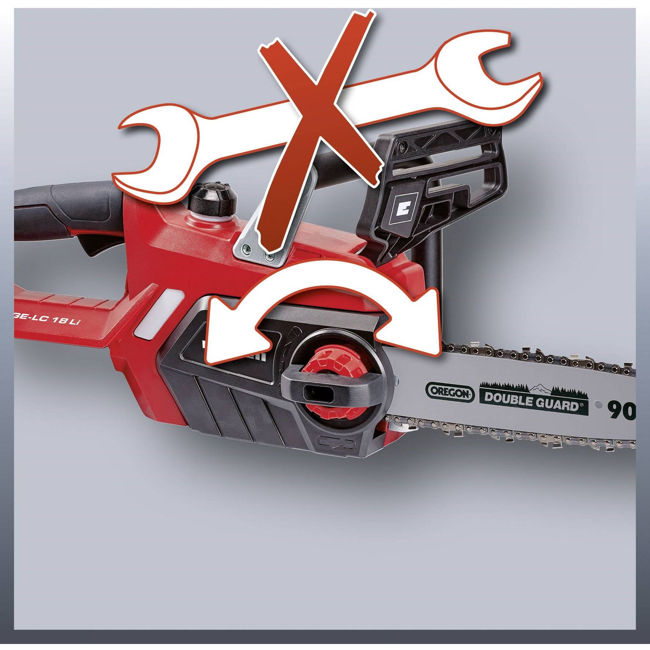 Kit elettrosega a batteria Einhell GE-LC 18/25 Li 1 batteria 18V 3.0 ah Kit elettrosega a batteria Einhell GE-LC 18/25 Li 1 batteria 18V 3.0 ah