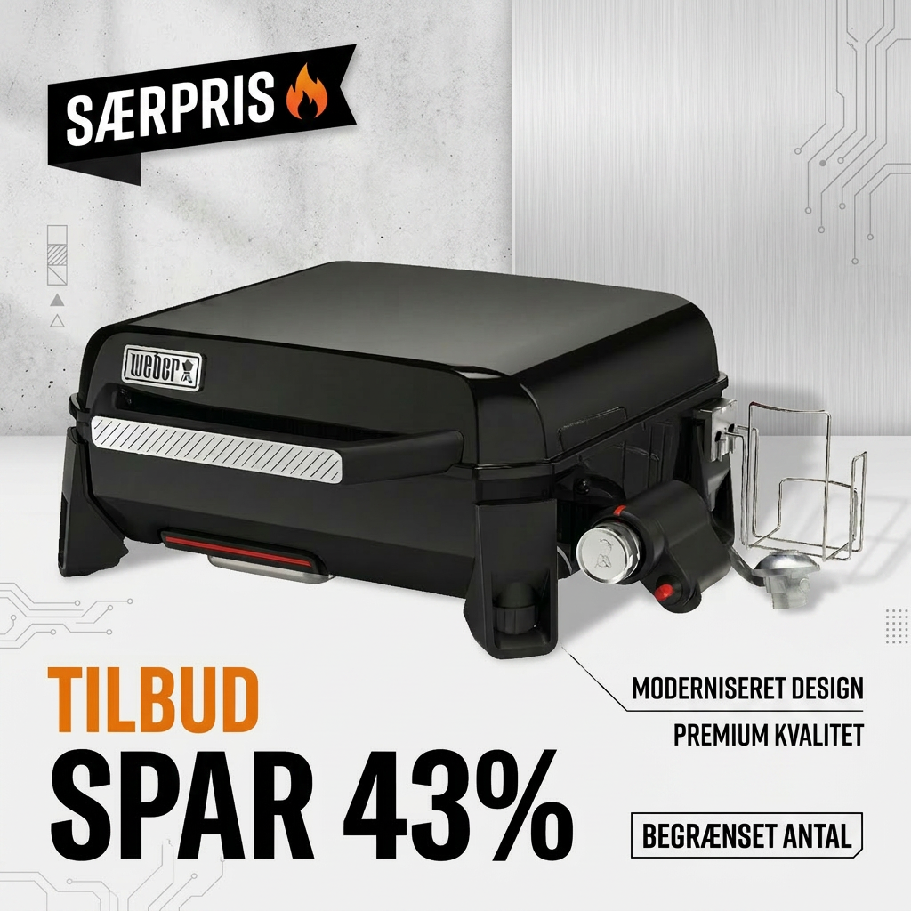 Weber Slate GP Premium-stegeplade – 43 cm