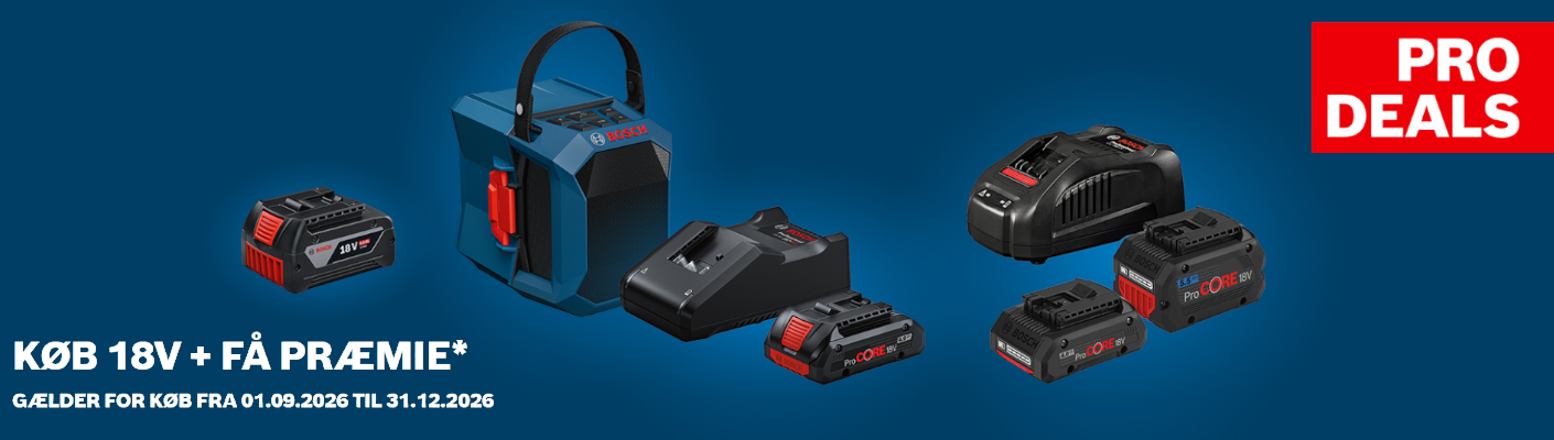 Bosch Professional Gratis Batteri